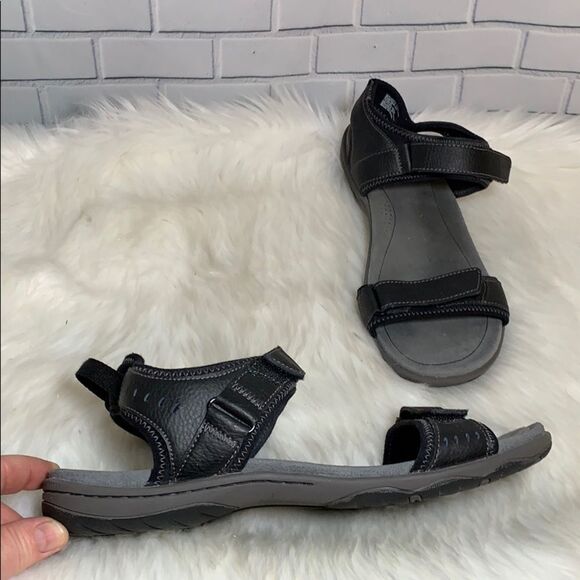 Bass Propel Black Touring Strap Sandals Size 11 - Picture 1 of 6